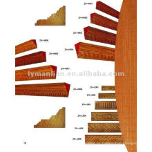 Inlay diseño molduras de madera para la construcción.